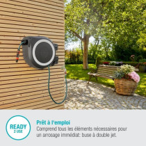 Gardena Automatic Wall Mural Rollup XL White Liseret-Length 35m-Ø13mm
