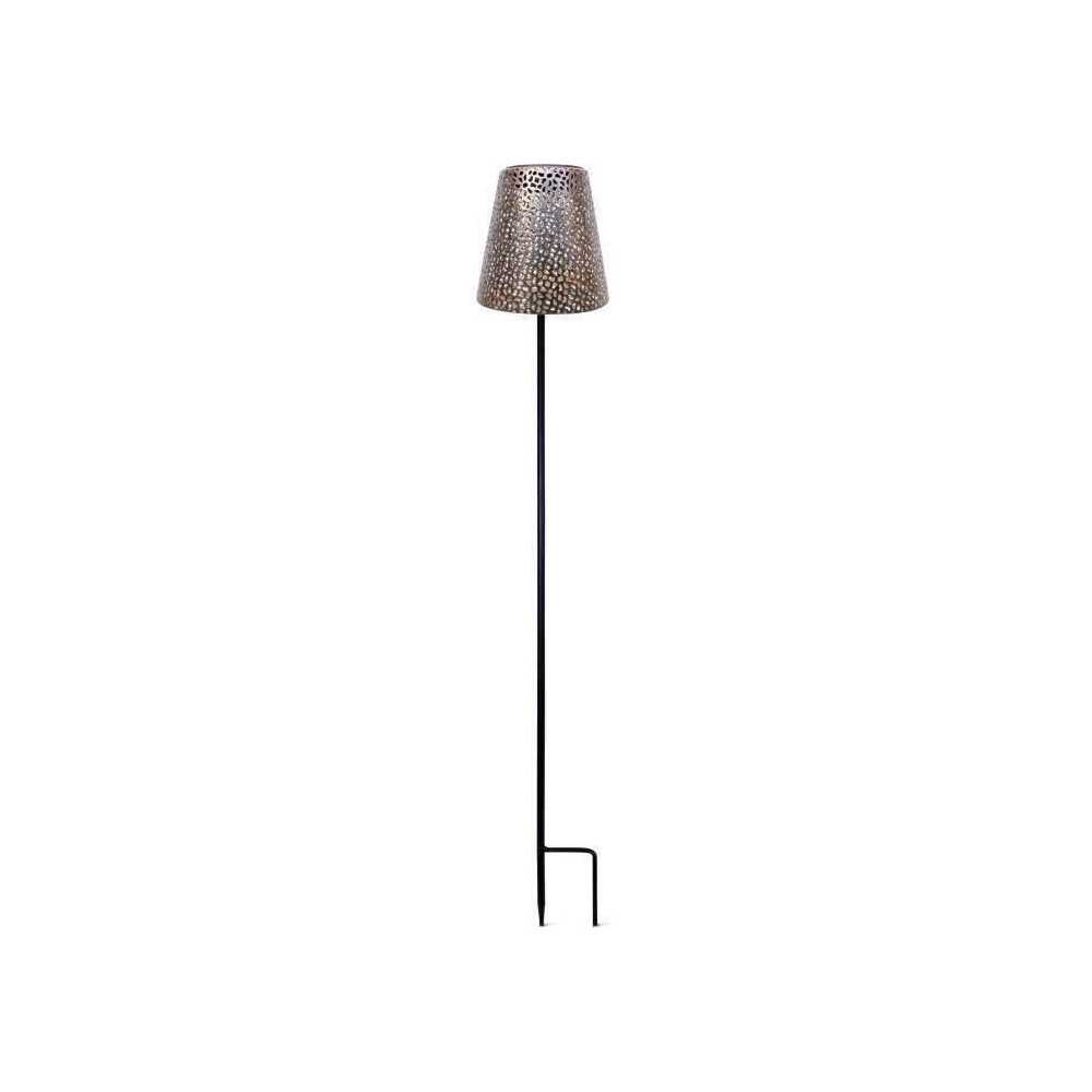 Solar lamp - GARDEN ID Gold - Ø12 h70 cm - Autonomy 6-8h - Stabilizin Solar lamp - GARDEN ID Gold - Ø12 h70 cm - Autonomy 6-8h - Stabilizin