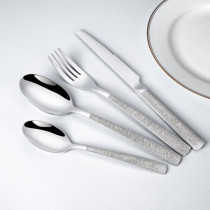 Cutlery set - ARTHUR MARTIN - AM1551 - 24 pieces - Stainless steel - R