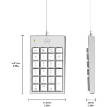 MOBILITY LAB - MAC Silver Wired Numeric Keypad