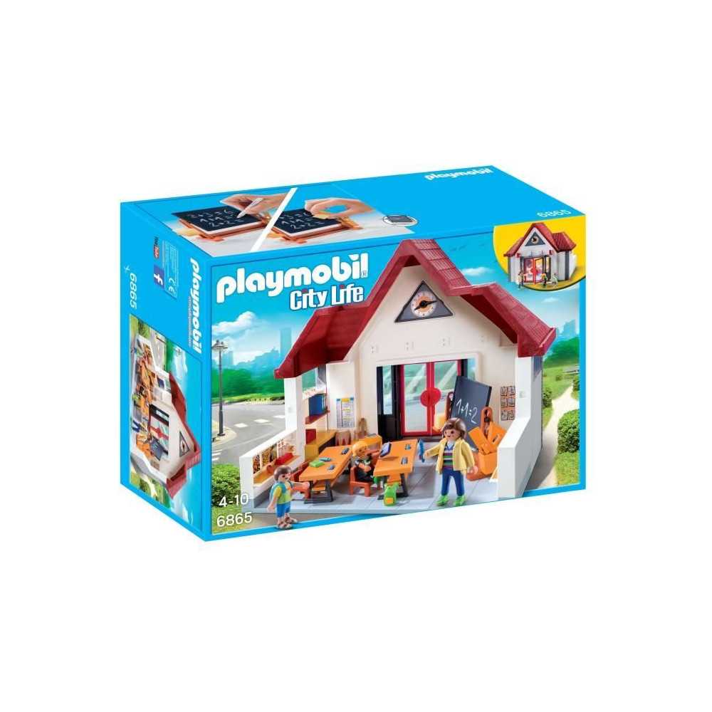 PLAYMOBIL 6865 - City Life - School with Classroom - Cdiscount Exclusi