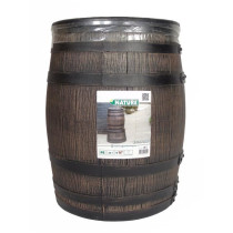 Récupérateur d'eau en forme de barrique - NATURE - En PE rotomoulé