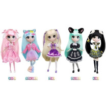 Large Kawai Japanese Style Doll 30 cm - Yumi Doll - BANDAI - Official
