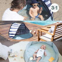 Babymoov Aquani Mariniere, Anti-UV Playground SPF 50+ 3 in 1