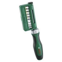 Bosch 19-Piece Ratchet Screwdriver Set (36 Teeth Softgrip Magnetic Bit