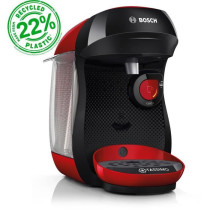Multi-drink coffee machine - BOSCH - TASSIMO - T10 Happy red - 1400 W