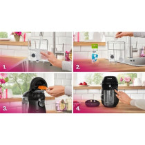 Multi-drink coffee machine - BOSCH - TASSIMO - T10 Happy black - 1400