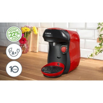 Multi-drink coffee machine - BOSCH - TASSIMO - T10 Happy red - 1400 W