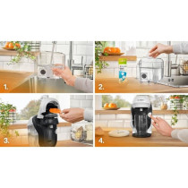 Multi-drink coffee machine - BOSCH - TASSIMO - T11 Style white - 1400