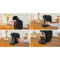 Multi-drink coffee machine - BOSCH - TASSIMO - T11 Style black - 1400