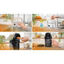 Multi-drink coffee machine - BOSCH - TASSIMO - T11 Style black - 1400
