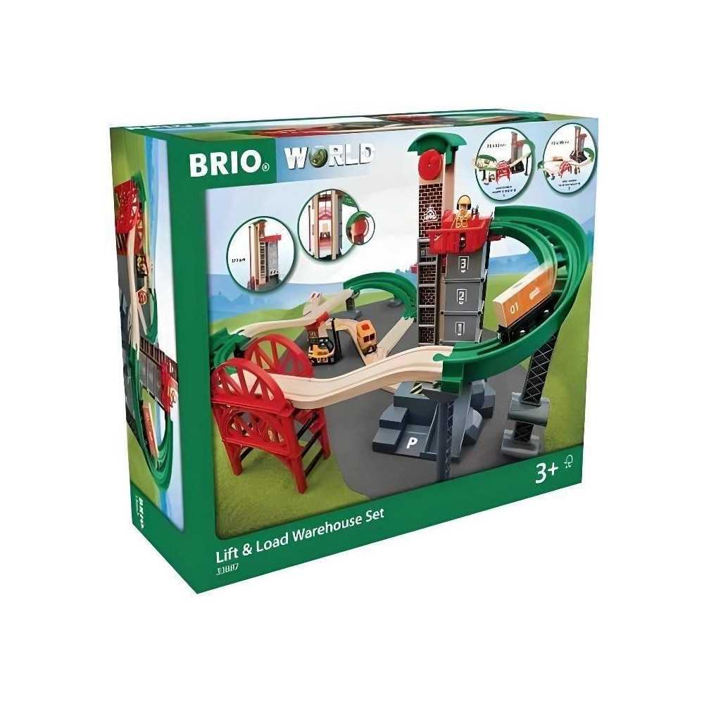 Brio World Grand Circuit Multimodal Platform - Box 32 pieces - Wooden