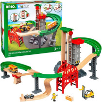 Brio World Grand Circuit Multimodal Platform - Box 32 pieces - Wooden