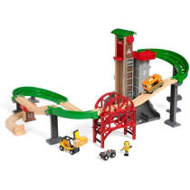 Brio World Grand Circuit Multimodal Platform - Box 32 pieces - Wooden