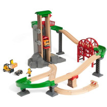 Brio World Grand Circuit Multimodal Platform - Box 32 pieces - Wooden