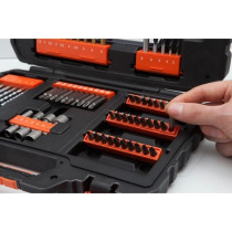 BLACK & DECKER Box 76 accessories drilling screwing A7231
