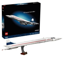 LEGO Icons Le Concorde, Maquette d'Avion a Construire pour les Adultes
