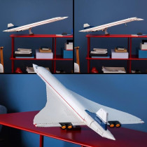 LEGO Icons Le Concorde, Maquette d'Avion a Construire pour les Adultes