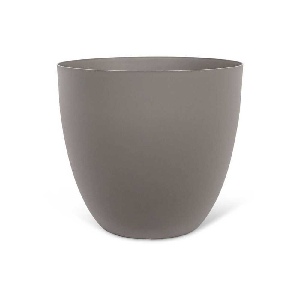 Flowerpot - GARDEN ID - Phoenix Taupe - 48 x 42 cm - 100% Recycled and Flowerpot - GARDEN ID - Phoenix Taupe - 48 x 42 cm - 100% Recycled and