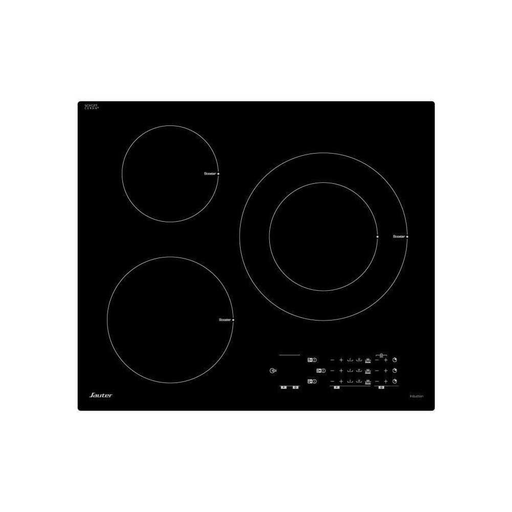 Sauter induction baking table - 3 zones - 7200W - L60 x D52 cm - SPI53 Sauter induction baking table - 3 zones - 7200W - L60 x D52 cm - SPI53