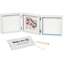 Baby Art My Baby Style - Double Baby Footprint Photo Frame: Personaliz