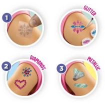3 in 1 glamour tattoos - SES CREATIVE - Multicolor - White - For child