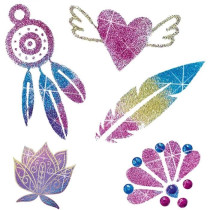 3 in 1 glamour tattoos - SES CREATIVE - Multicolor - White - For child