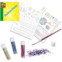 3 in 1 glamour tattoos - SES CREATIVE - Multicolor - White - For child
