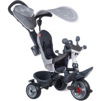 Smoby - Baby Driver Plus Gray Tricycle - Child's Evolutive Bike From 1
