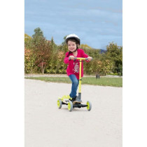 SMOBY 4 Wheels Wooden Skate - Adjustable Handlebar - Foldable