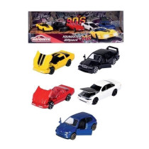 Set of 5 Majorette Youngster 1990s freewheel cars
