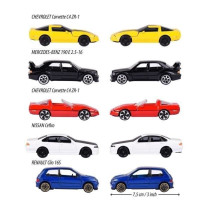 Set of 5 Majorette Youngster 1990s freewheel cars
