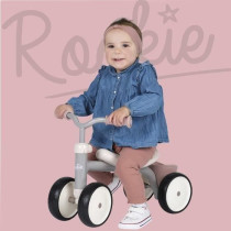 Rookie Pink metal carrier for children aged 12 months - Smoby