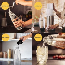 Sodastream Duobicb - White Duo Machine Pack 4 bottles (2 Duo Caraves +