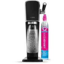Soda machine - SODASTREAM ART - Black - bottle and carbonation cylinde
