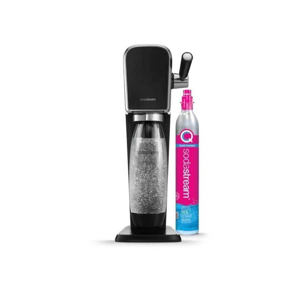 Soda machine - SODASTREAM ART - Black - bottle and carbonation cylinde Soda machine - SODASTREAM ART - Black - bottle and carbonation cylinde