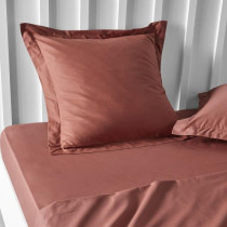 Pillowcase TODAY Essential - 63 x 63+5 cm - 100% UNA cotton - Terracot