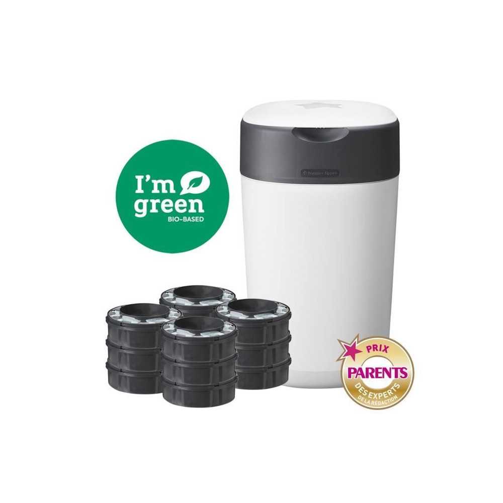 Tommee Tippee - Starter Pack - Diaper bin + 12 refills - Twist and Cli