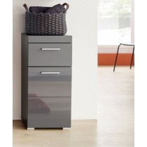 Bathroom base unit - AMANDA - 1 door + 1 drawer - L37 x D31 x H79 cm -