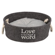 TRIXIE Lian bed - Ø37cm - Gray - For dogs