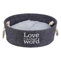 TRIXIE Lian bed - Ø37cm - Gray - For dogs