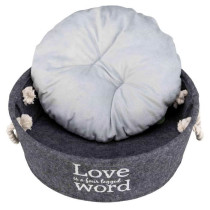 TRIXIE Lian bed - Ø37cm - Gray - For dogs
