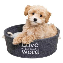 TRIXIE Lian bed - Ø37cm - Gray - For dogs