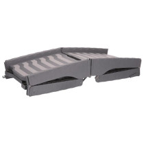 TRIXIE Ramp - 39 x 150 cm - Plastic - Foldable in 3 parts - Gray - For