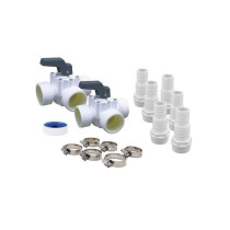 UBBINK Universal by-pass kit for heat pump - Model 7505527 - PVC - Whi