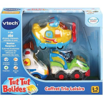 VTECH - TUT TUT BOLIDES - Trio Loisirs Box (Plane + Formula 1 + Bus)