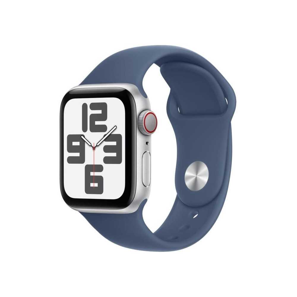 Apple Watch SE GPS + Cellular - 40mm - Silver Aluminum Case - Denim Sp Apple Watch SE GPS + Cellular - 40mm - Silver Aluminum Case - Denim Sp
