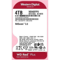 Internal Hard Drive - WESTERN DIGITAL - Red Plus - 4TB - 3.5 - Dedicat