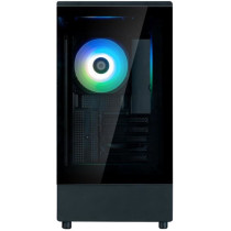 Mini Tower PC Case without PSU - ZALMAN P10 (Black) - Micro ATX/Mini-I