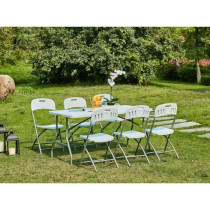 Folding table - 180 cm - 8 people - plastic